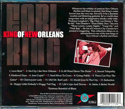 Earl King - King Of New Orleans (marked/ltd stock) Music CD