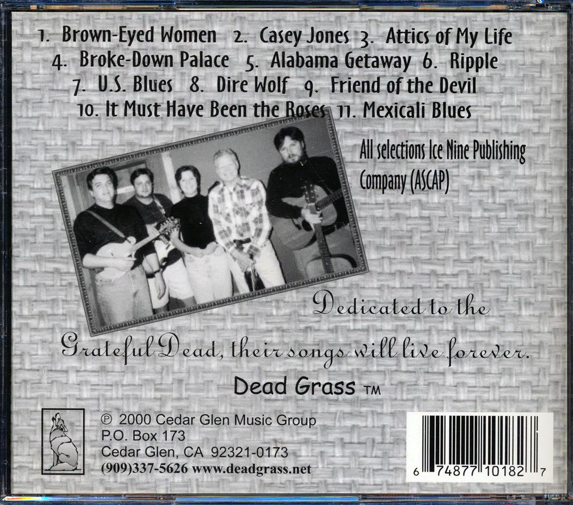 Dead Grass - Dead Grass Featuring Vassar Clements Music CD