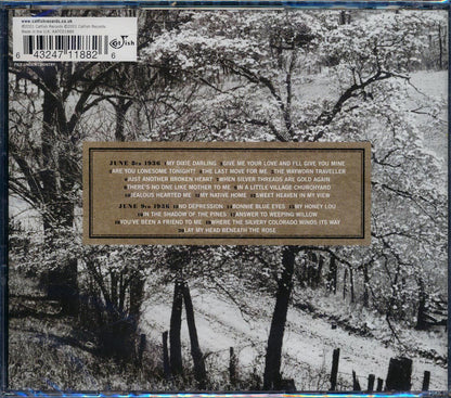 The Carter Family - The Decca Sessions Volume 1 Music CD