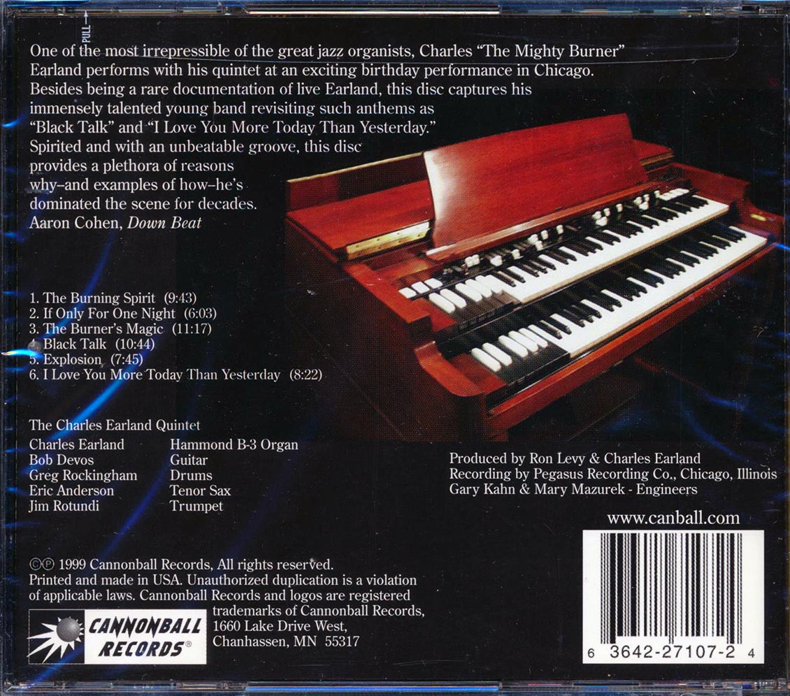 Charles Earland - Live Music CD