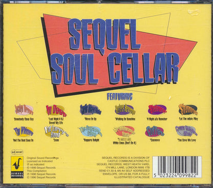 Grandmaster Flash, The Sugarhill Gang, Shalamar, The Whispers, Fat Larry's Band, Etc. - Sequel Soul Cellar Music CD