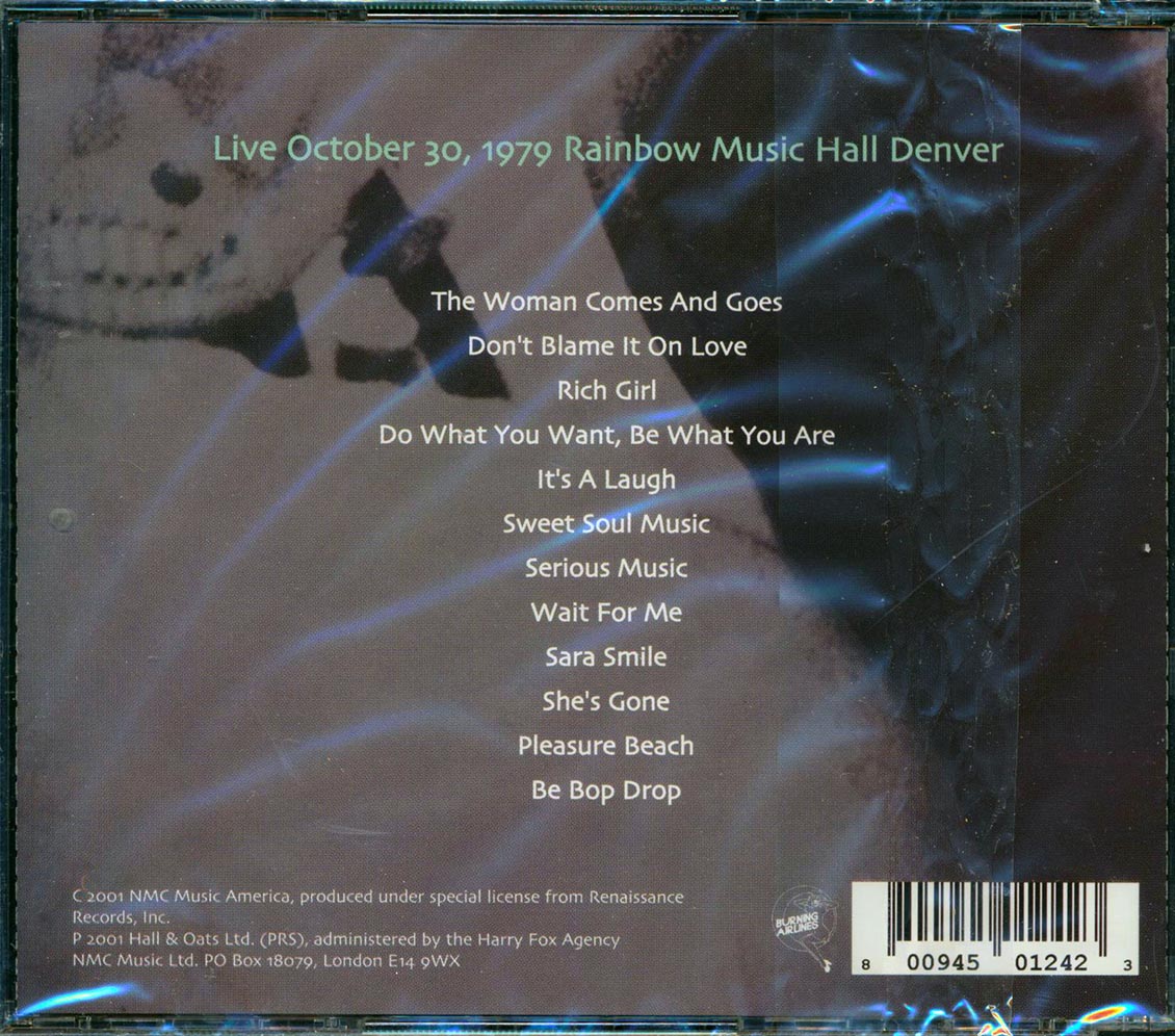 Hall & Oates - Ecstacy On The Edge Music CD