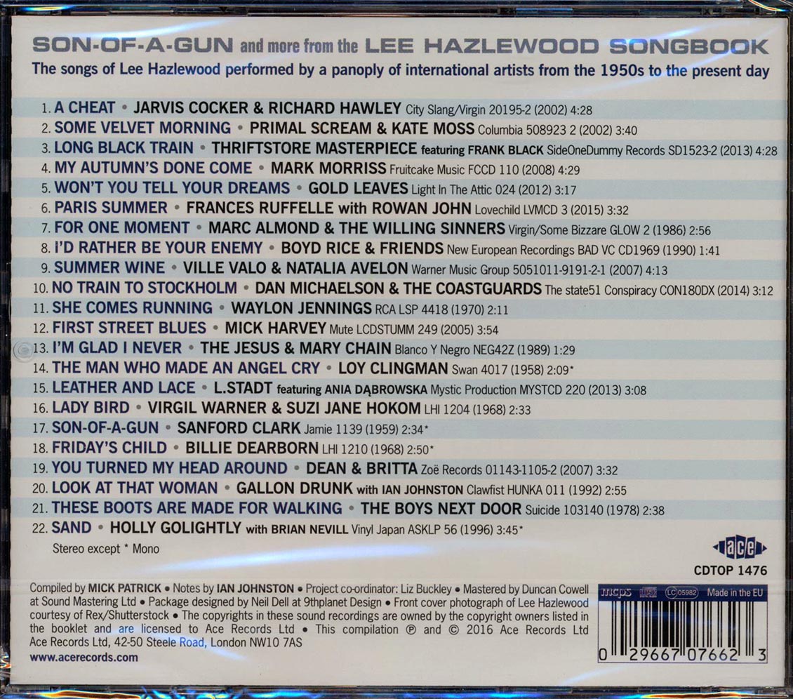 Various - Son-Of-A-Gun And More From The Lee Hazlewood Songbook (incl. large booklet) Music CD