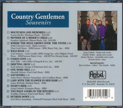 The Country Gentlemen - Souvenirs Music CD
