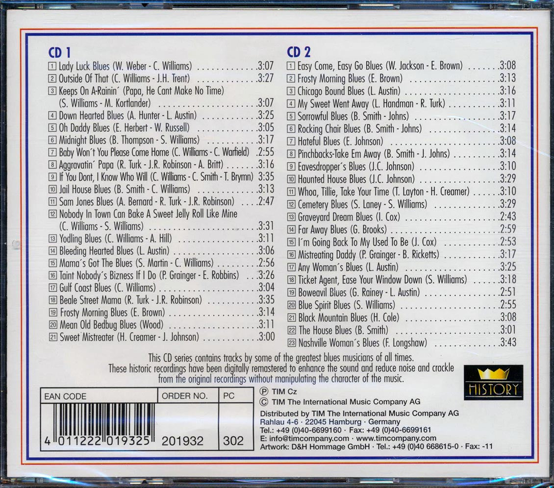Bessie Smith - Lady Luck Blues: Nothing But The Blues (2xCD) Music CD