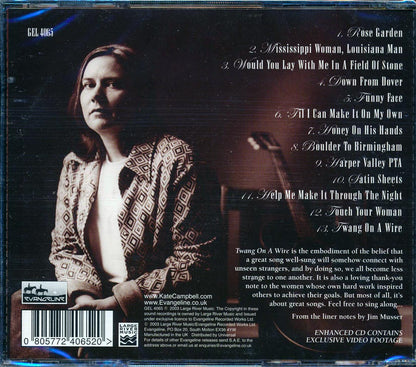 Kate Campbell - Twang On A Wire Music CD