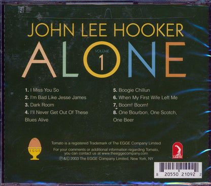John Lee Hooker - Alone Volume 1 Music CD