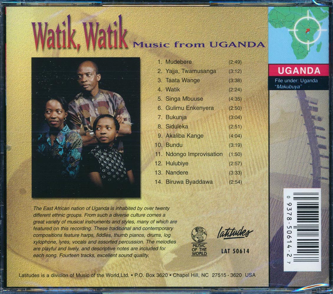 Edward Makubuya - Watik, Watik: Music From Uganda Music CD