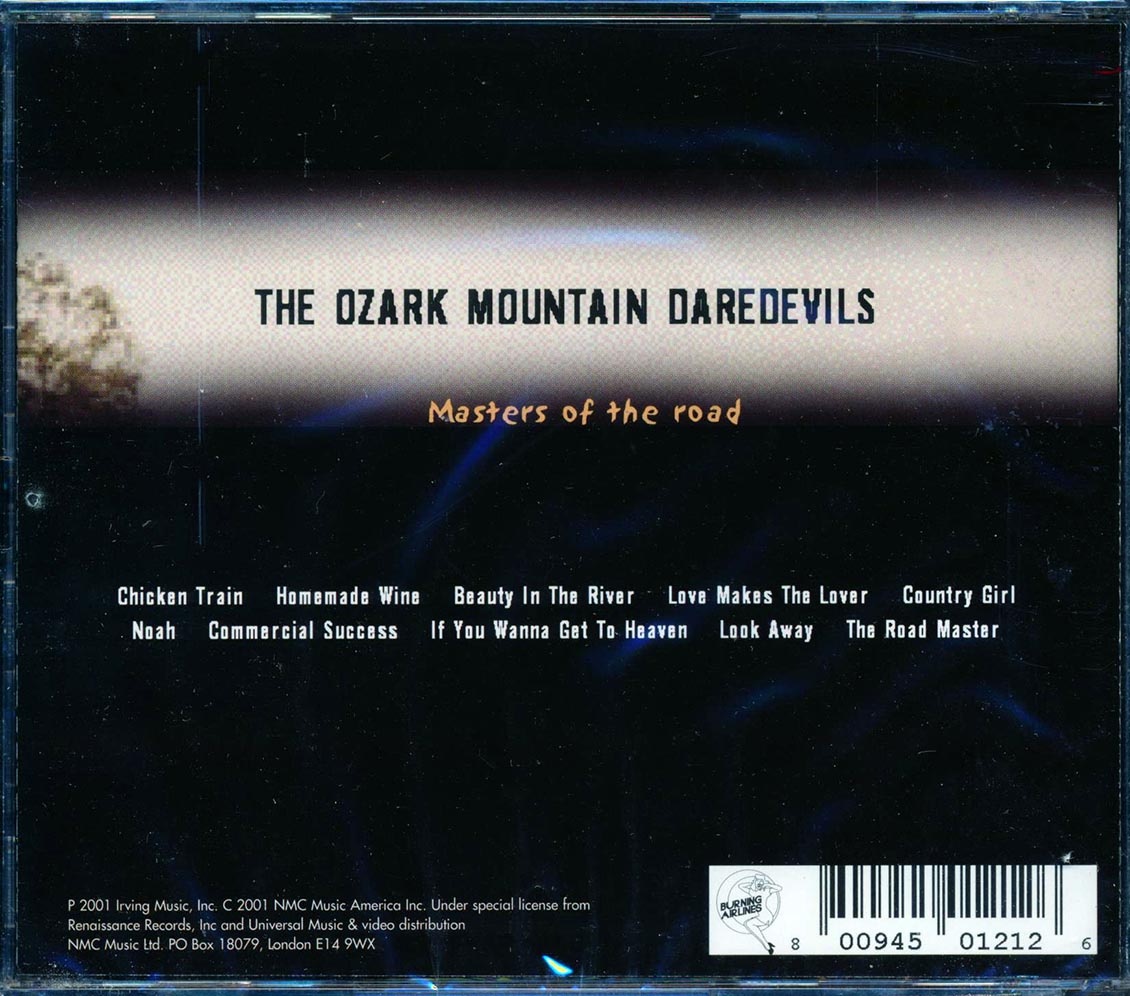The Ozark Mountain Daredevils Masters Of The Road Music CD