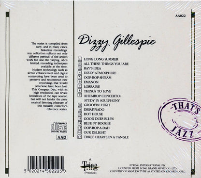 Dizzy Gillespie - Audio Archive Collectors Edition: 17 Reflective Recordings Music CD