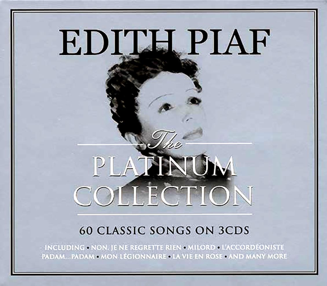 Edith Piaf - The Platinum Collection (60 tracks) (3xCD) (deluxe 3-fold digipak) Music CD