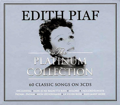 Edith Piaf - The Platinum Collection (60 tracks) (3xCD) (deluxe 3-fold digipak) Music CD