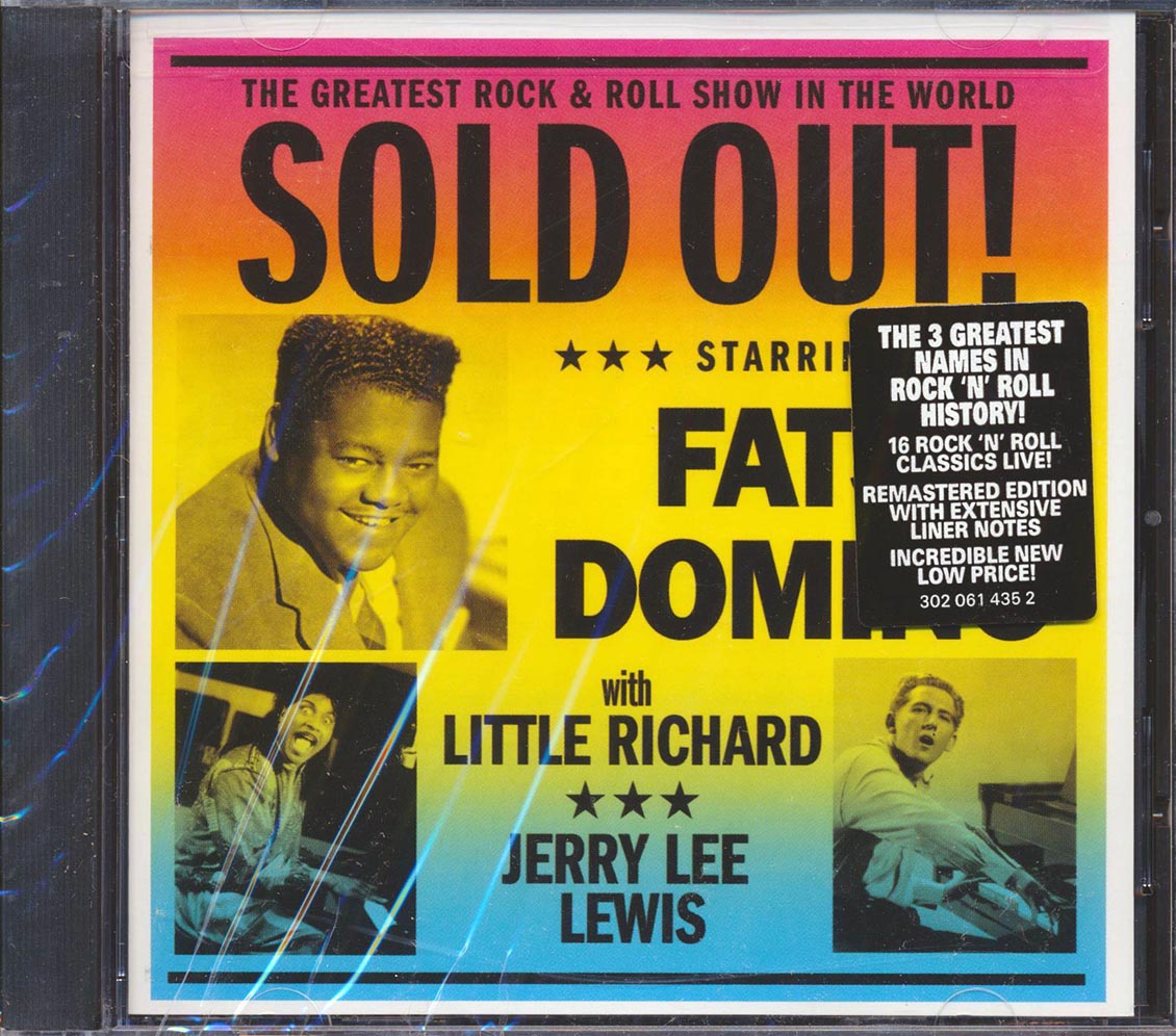 Fats Domino, Little Richard, Jerry Lee Lewis - Sold Out! (marked/ltd stock) (remastered) Music CD