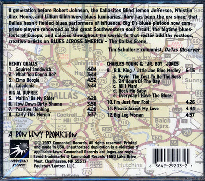 Henry Qualls, Big Al Dupree, Charles Young, Jr. Boy Jones - Blues Across America: The Dallas Scene Music CD
