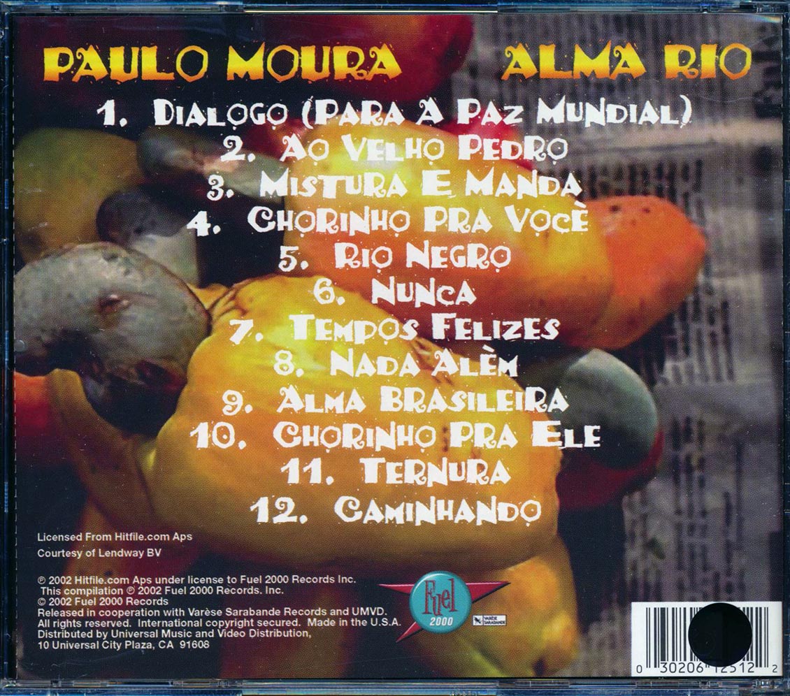 Paulo Moura - Alma Rio (marked/ltd stock) Music CD