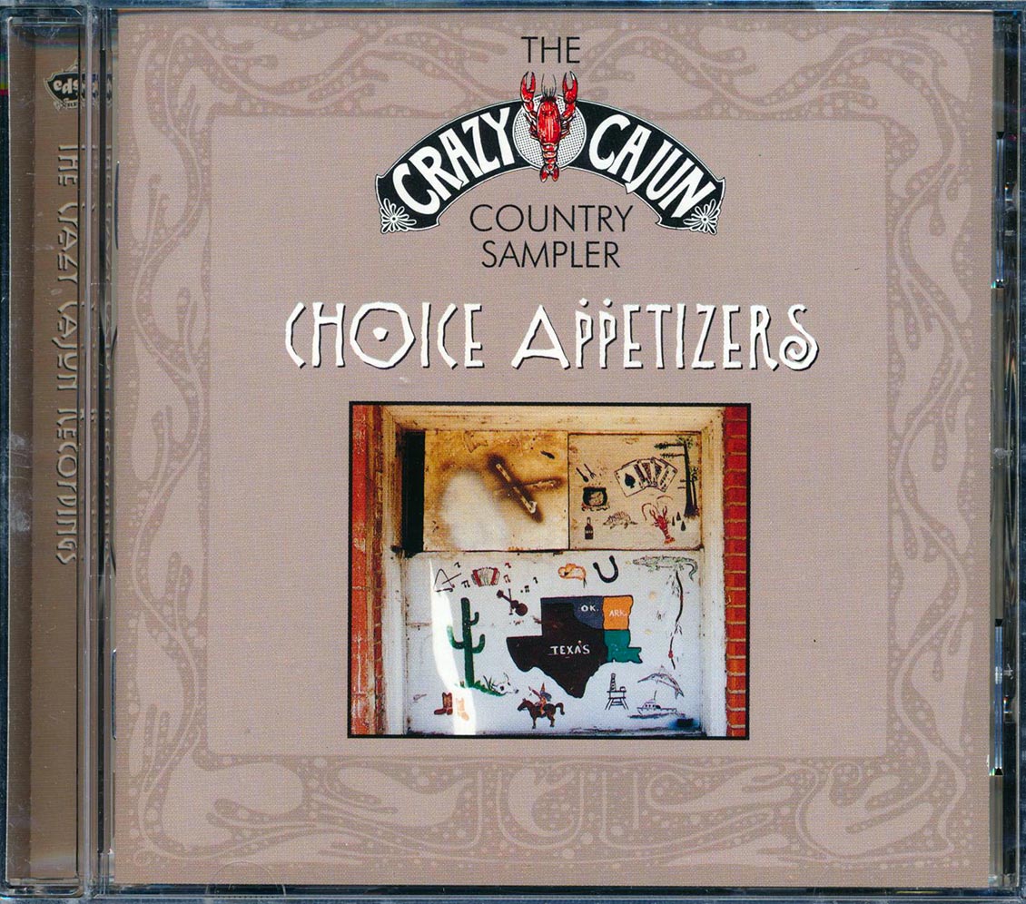 Freddy Fender, Ronnie Milsap, Floyd Tillman, Etc. - Choice Appetizers: The Crazy Cajun Country Sampler (20 tracks) Music CD