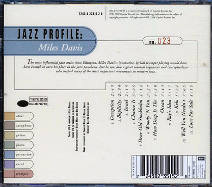 Miles Davis Jazz Profile Music CD