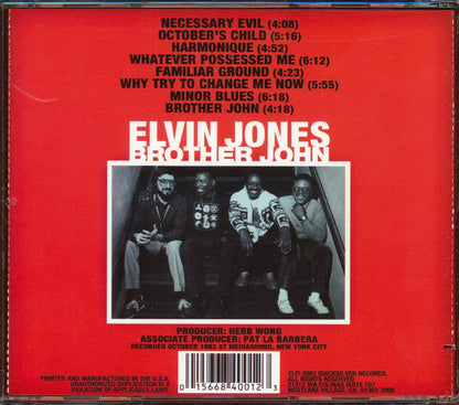 Elvin Jones - Brother John (marked/ltd stock) Music CD