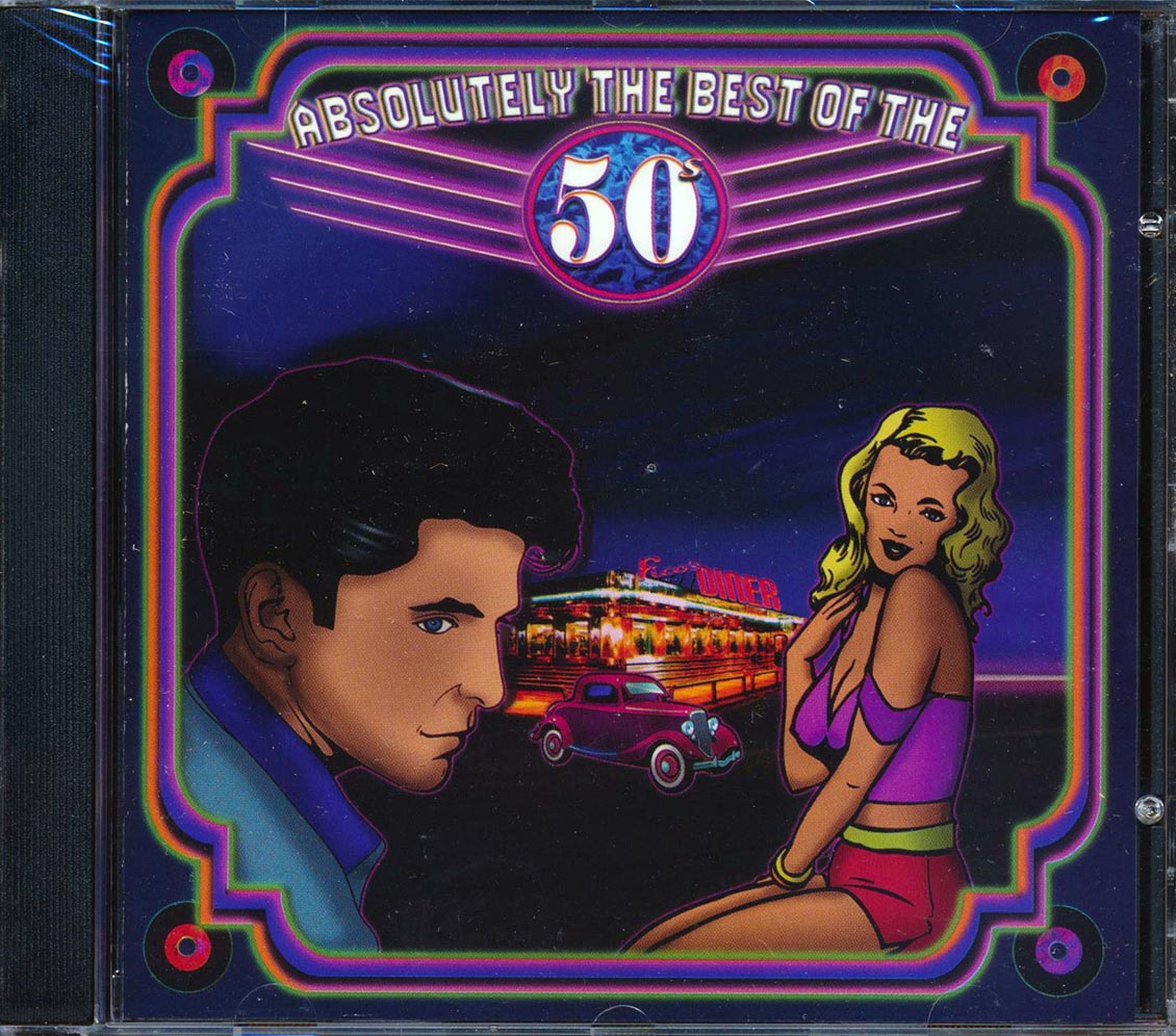 Gene Vincent, Tennessee Ernie Ford, Rick Nelson, Dean Martin, Kingston Trio, Etc. - Absolutely The Best Of The 50's (marked/ltd stock) Music CD