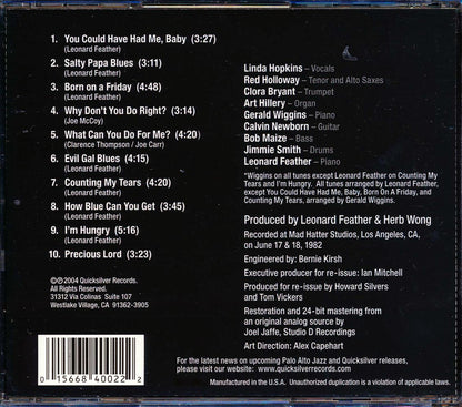 Linda Hopkins - How Blue Can You Get Music CD