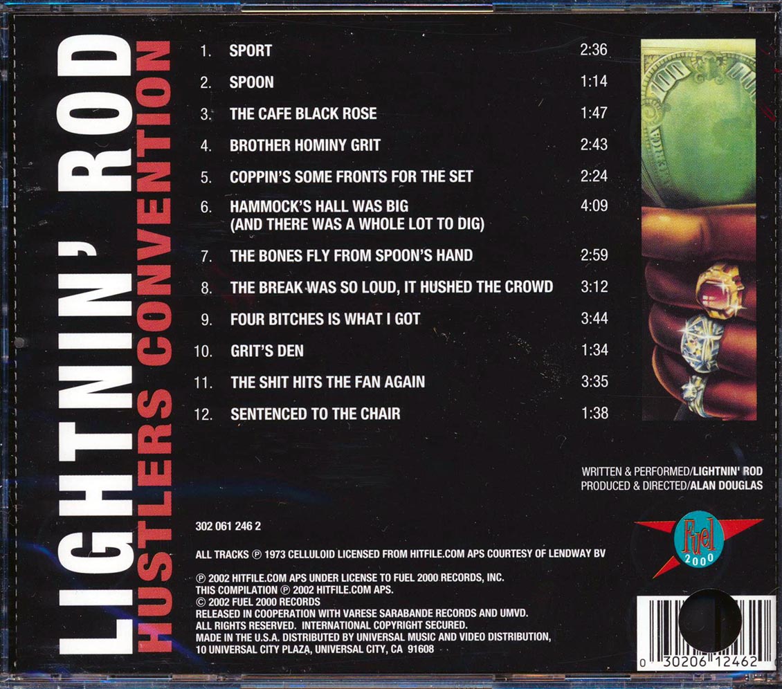 Lightnin' Rod - Hustlers Convention (marked/ltd stock) Music CD