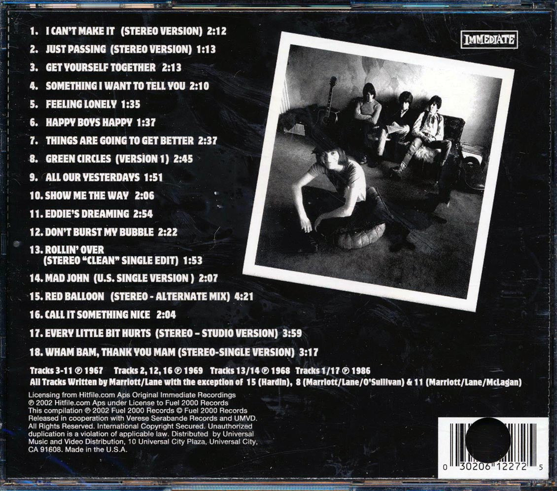 Small Faces - Odds And Mods (marked/ltd stock) Music CD