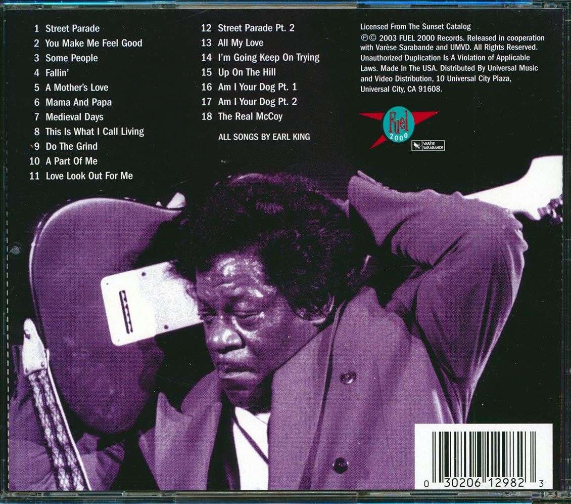 Earl King Street Parade marked/ltd stock Music CD