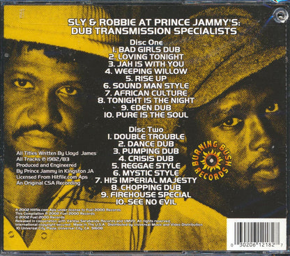 Sly & Robbie, Prince Jammy - Sly & Robbie At Prince Jammy's: Dub Transmission Specialists (20 tracks) (2xCD) (marked/ltd stock) Music CD