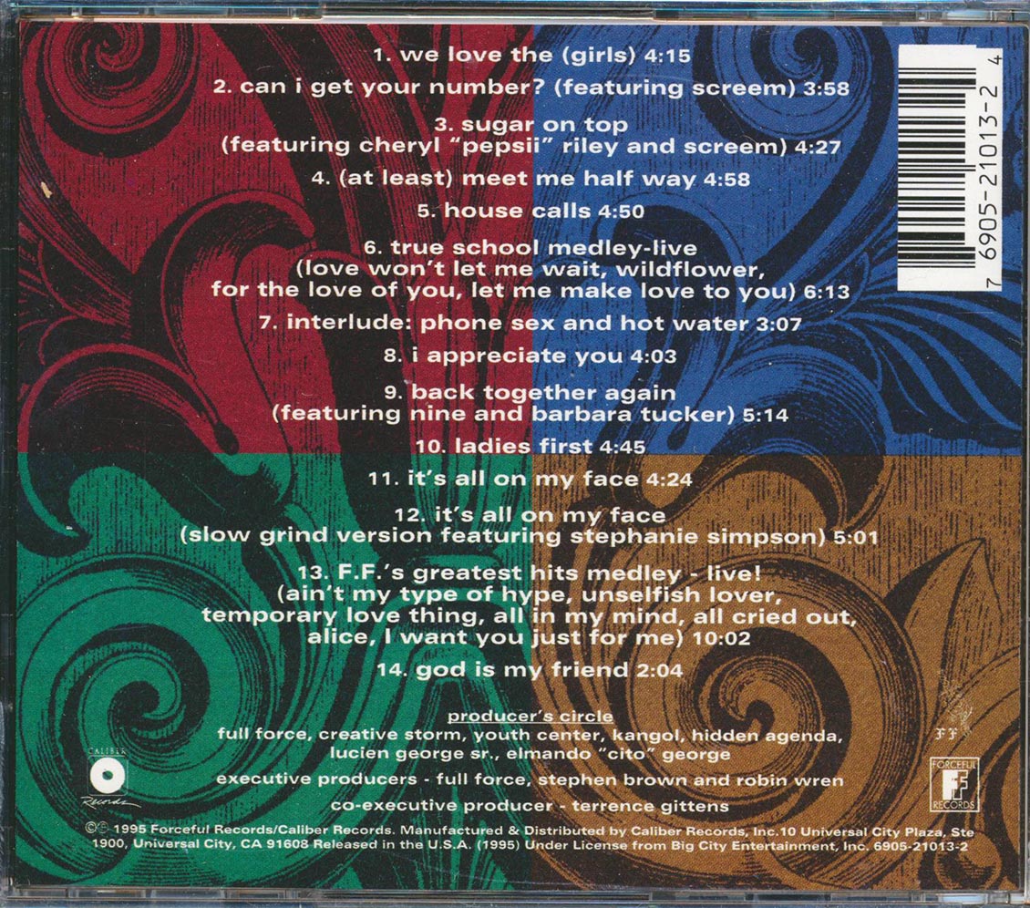 Full Force - Sugar On Top Music CD