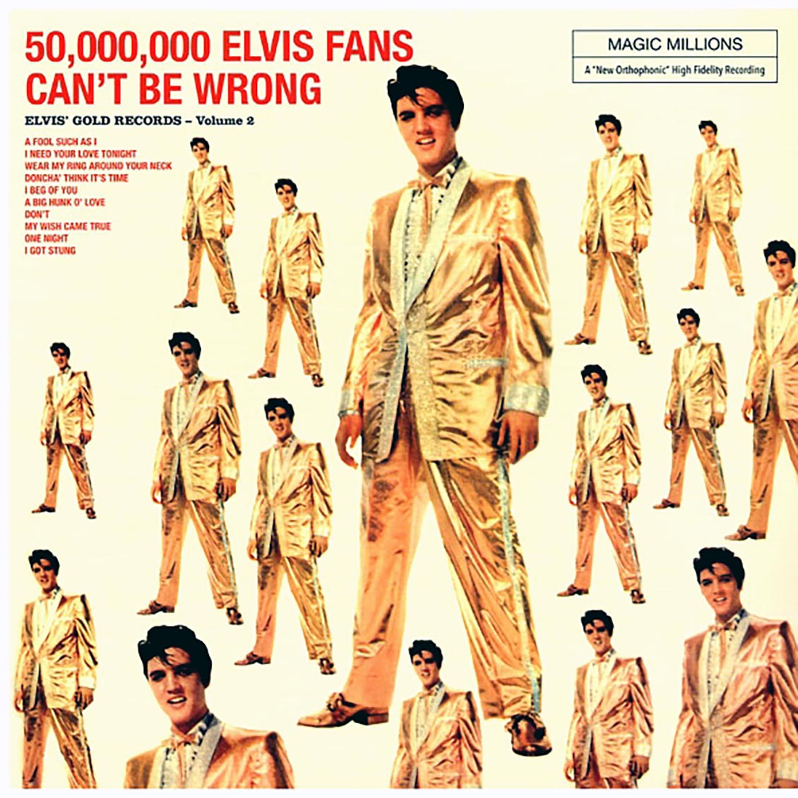 Elvis Presley - 50,000,000 Elvis Fans Can't Be Wrong: Elvis' Gold Records Volume 2 (+4 bonus tracks) (ltd. ed.) (180g) (remastered) Vinyl Record