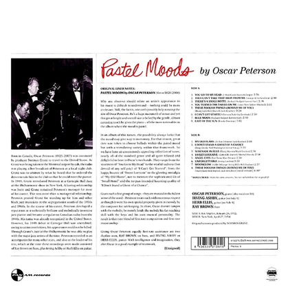 Oscar Peterson - Pastel Moods (+bonus track) (ltd. ed.) (180g) Vinyl Record