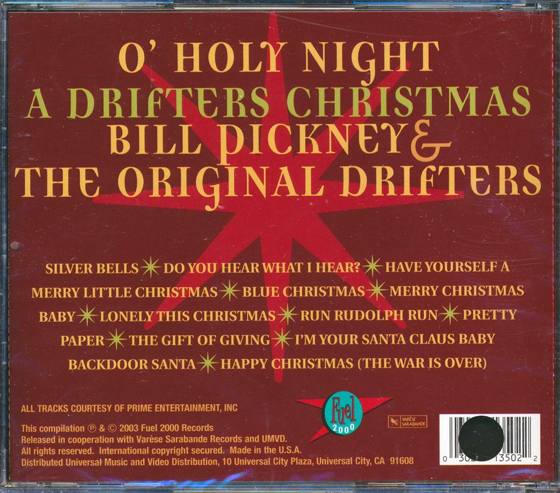 Bill Pickney & The Original Drifters - O' Holy Night: A Drifters Christmas (marked/ltd stock) Music CD