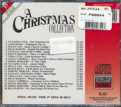 Dean Martin, Peggy Lee, Nat King Cole, Etc. - A Christmas Collection Music CD