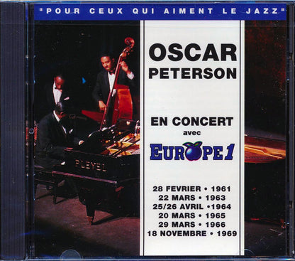 Oscar Peterson En Concert Avec Europe 1 1961 1969 Music CD