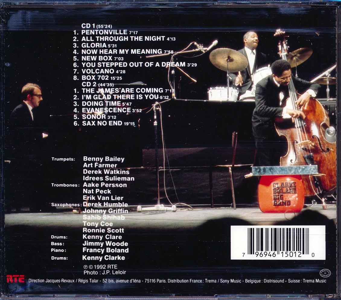 Clarke Boland Big Band - En Concert Avec Europe1 TNP 29 Octobre 1969 (2xCD) Music CD
