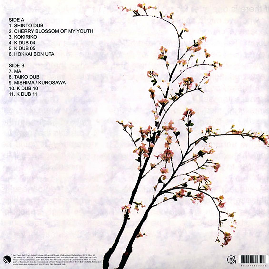 Jah Wobble & The Nippon Dub Ensemble - Japenese Dub Vinyl Record