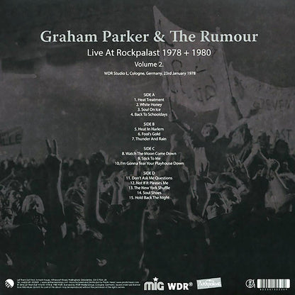 Graham Parker & The Rumour - Live At Rockpalast 1978 + 1980 Volume 2 (2xLP) Vinyl Record