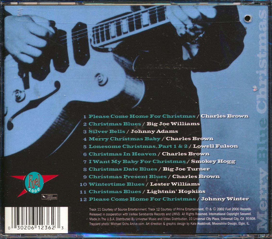 Charles Brown, Lightnin' Hopkins, Lowell Fulson, Etc. - Merry Blue Christmas (marked/ltd stock) Music CD