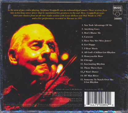 Stephane Grappelli - Stephane Grappelli Is Jazz Music CD