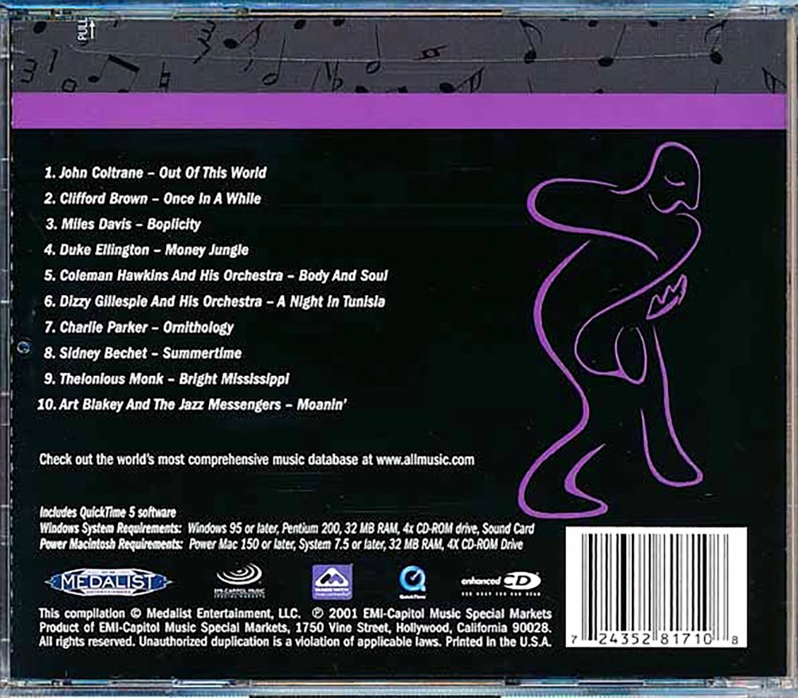 John Coltrane, Clifford Brown, Miles Davis, Etc. - Classic Jazz Solos Music CD
