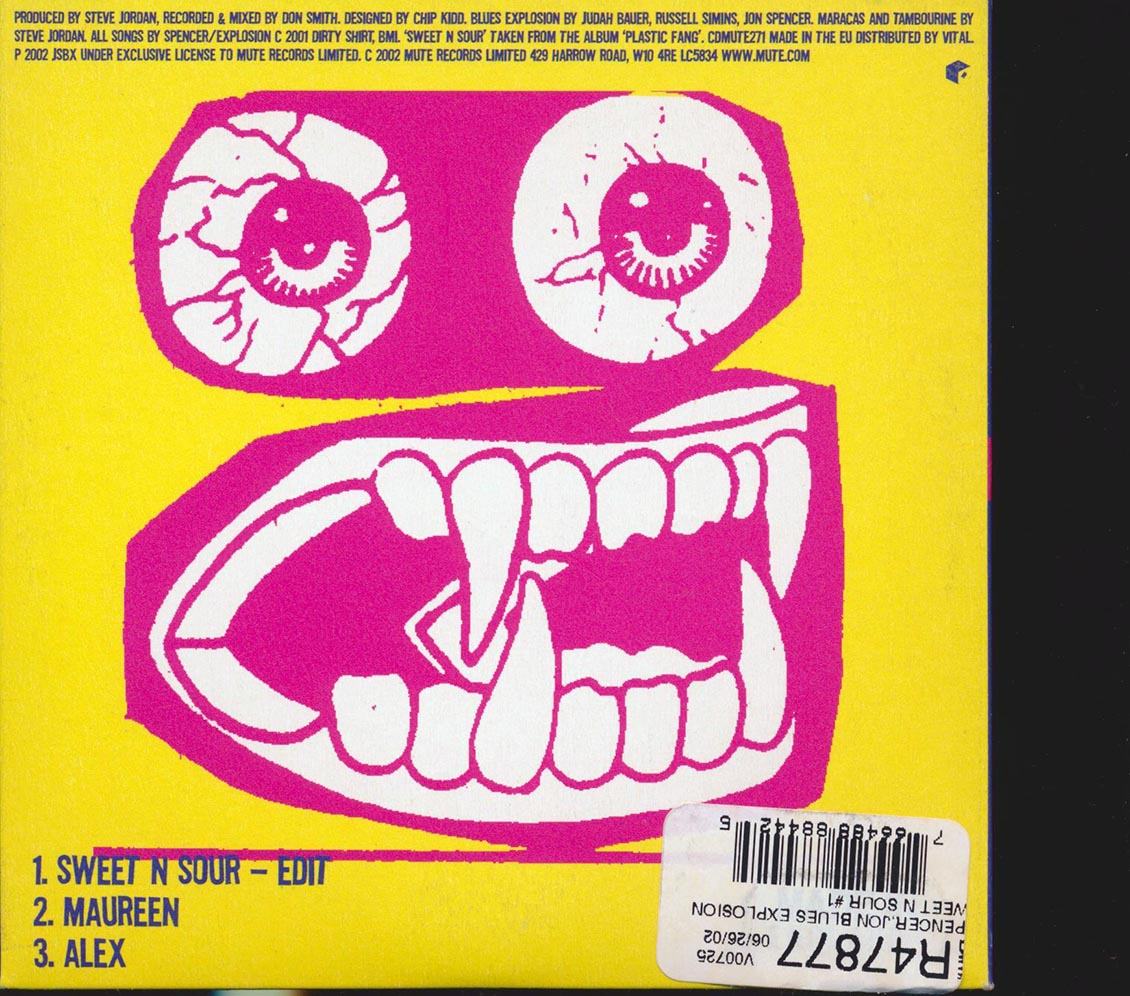Jon Spencer Blues Explosion - Sweet N Sour (3 Track EP) Music CD