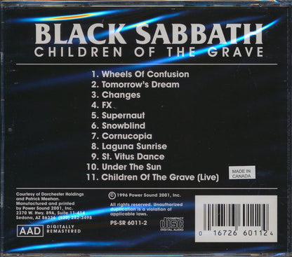 Black Sabbath - Children Of The Grave Music CD