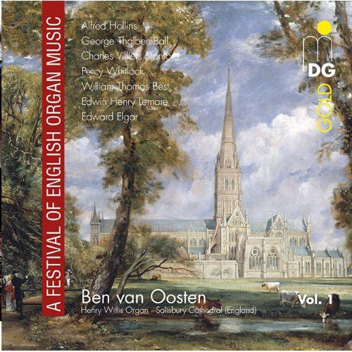 the album cover for Oosten Van - Festival of English Organ Music