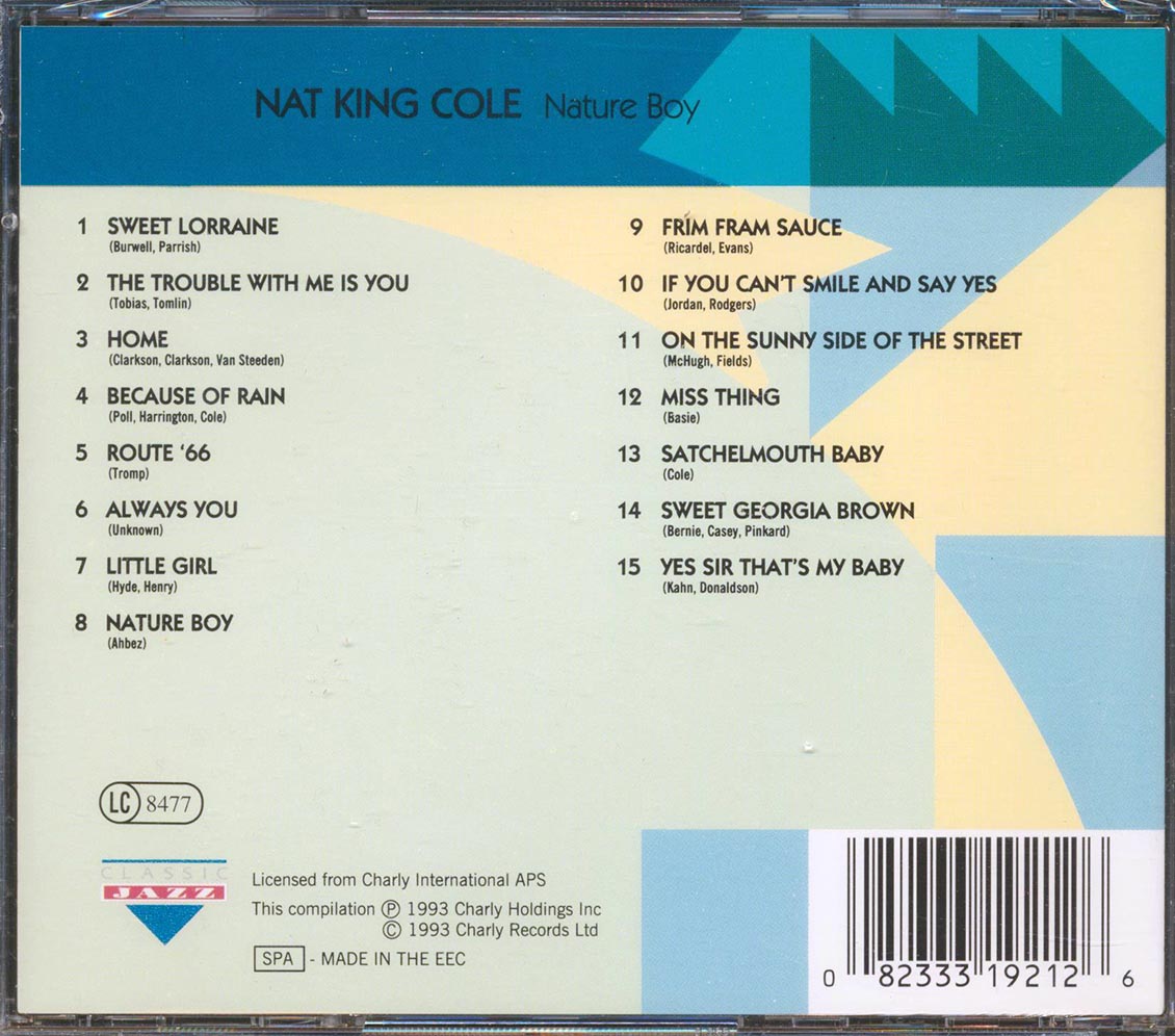 Nat King Cole - Nature Boy Music CD