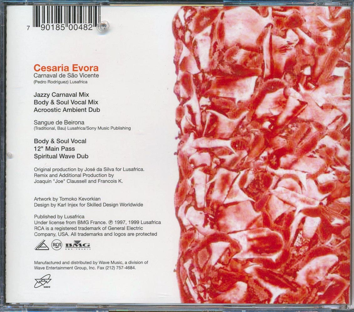 Cesaria Evora - Carnaval De Sao Vicente (marked/ltd stock) Music CD
