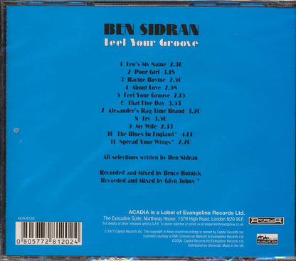 Ben Sidran - Feel Your Groove Music CD