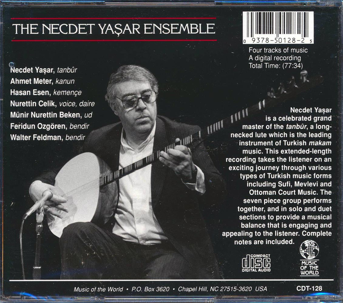 Necdet Yasar Ensemble - Music Of Turkey Music CD