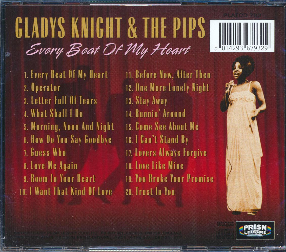 Gladys Knight & The Pips - Every Beat Of My Heart Music CD