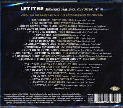 Various - Let It Be: Black America Sings Lennon, McCartney And Harrison (incl. large booklet) Music CD