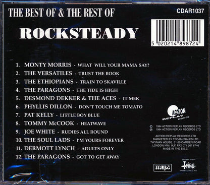 Desmond Dekker, Phyllis Dillon, The Ethiopians, Monty Morris, The Paragons, Etc. - The Best Of & The Rest Of Rock Steady Music CD